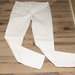7 for all Mankind White Skinny Jeans